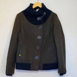 😍Gorgeous Soia & Kyo Wool Bomber Peacoat